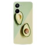 Kılıfland Realme 10 ile Uyumlu Silikon Kılıf, Avokado Desenli, Yeşil