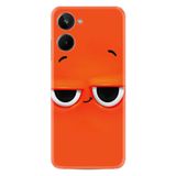Kılıfland Realme 10 ile Uyumlu Silikon Kılıf, Platinium Series, Desenli, Turuncu