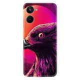 Kılıfland Realme 10 ile Uyumlu Silikon Kılıf, Red Eagle Tasarım, Renkli