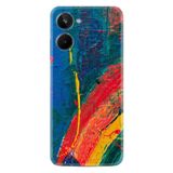 Kılıfland Realme 10 ile Uyumlu Silikon Kılıf, Ressam Sulu Boya Desen, Renkli