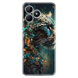 Kılıfland Realme 12 Lite Kılıf, Hayat Serisi, Snow Leopard Desenli, Silikon, Arka Kapak