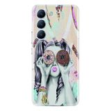 Kılıfland Realme 50 Pro 4G ile Uyumlu Desenli Silikon Kılıf, Donut Girl, Renkli