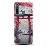 Kılıfland Realme 5i ile Uyumlu Boutique Baskılı Kılıf, Japan Tasarım, Kırmızı