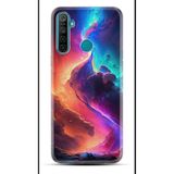 Kılıfland Realme 5i ile Uyumlu Boutique Baskılı Kılıf, Renkli Gradient Tasarım