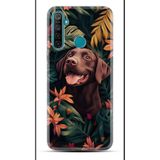 Kılıfland Realme 5i ile Uyumlu Boutique Baskılı Köpekçik Desenli Kılıf, Renk21