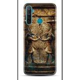 Kılıfland Realme 5i ile Uyumlu Boutique Baskılı Mısır Tasarımlı Kılıf, Renk13