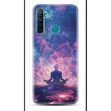Kılıfland Realme 5i ile Uyumlu Kılıf, Boutique Baskılı, Meditasyon Resimli, Renkli