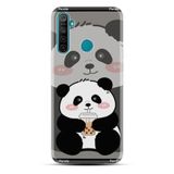 Kılıfland Realme 5i ile Uyumlu Kılıf, Boutique Baskılı, Milkshake Panda Desenli