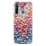 Kılıfland Realme 5i ile Uyumlu Kılıf, Boutique Baskılı, Renkli Kalpler Deseni