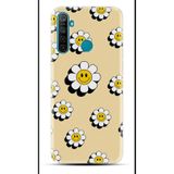 Kılıfland Realme 5i ile Uyumlu Kılıf, Boutique Baskılı, Sarı Papatya Desenli