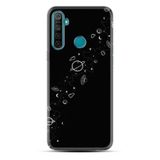 Kılıfland Realme 5i ile Uyumlu Silikon Kılıf, Desen Özel Seri Planet, Siyah