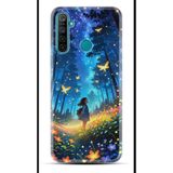 Kılıfland Realme 5i Kılıf, Boutique Baskılı, Anime Butterfly Desenli, Renkli