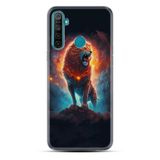 Kılıfland Realme 5i Kılıf, Boutique Baskılı Arslan Desenli, Renk62