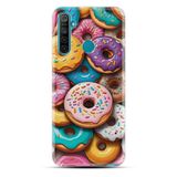 Kılıfland Realme 5i Kılıf, Boutique Baskılı Donut Desenli, Renk31
