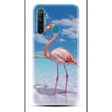 Kılıfland Realme 5i Kılıf, Boutique Baskılı, Flamingo Desenli