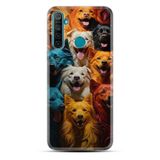 Kılıfland Realme 5i Kılıf, Boutique Baskılı Köpekçikler Desenli, Renk26