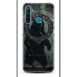 Kılıfland Realme 5i Kılıf, Boutique Baskılı, Power Bear Desenli, Gri