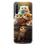 Kılıfland Realme 5i Kılıf, Boutique Baskılı Resimli Kedicikler, Renk27