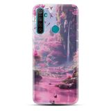 Kılıfland Realme 5i Kılıf, Boutique Baskılı Şelale Desenli, Renk33