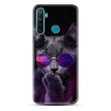 Kılıfland Realme 6i ile Uyumlu Silikon Kılıf, Desen Özel Seri, Carisma Cat, Siyah