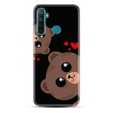 Kılıfland Realme 6i ile Uyumlu Silikon Kılıf, Desen Özel Seri, Love Animals, Siyah