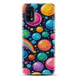 Kılıfland Realme 7 Pro Kılıf, Boutique Baskılı Resimli Balonlar, Renkli