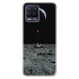 Kılıfland Realme 8 ile Uyumlu Silikon Kılıf, Astronot Red Balon Desen, Renkli