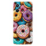 Kılıfland Realme 9i ile Uyumlu Boutique Baskılı Donut Desenli Telefon Kılıfı, Renkli