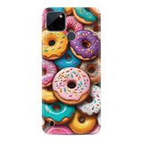 Kılıfland Realme C25Y Kılıf, Baskılı Donut Desen, Renkli