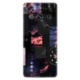 Kılıfland Realme C25Y Kılıf, Boutique Baskılı, Ay Pattern, Siyah