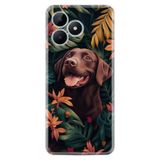 Kılıfland Realme C25Y Kılıf, Boutique Baskılı Köpekçik Desenli, Renk21