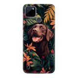 Kılıfland Realme C25Y Kılıf, Boutique Baskılı Köpekçik Desenli, Renk21