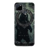 Kılıfland Realme C25Y Kılıf, Boutique Baskılı, Power Bear Desenli, Siyah