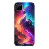 Kılıfland Realme C25Y Kılıf, Boutique Baskılı Resimli, Renkli Gradient Tasarım