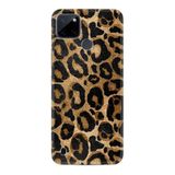 Kılıfland Realme C25Y Kılıf, Leopar Desenli, Boutique Baskılı, Sarı-Siyah