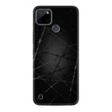 Kılıfland Realme C25Y Silikon Kılıf, Dikenli Tel Desen, Siyah