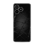 Kılıfland Realme C53 ile Uyumlu Silikon Kılıf, Dikenli Tel Desen, Siyah