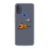Kılıfland Reeder Max Pro 2021 ile Uyumlu Telefon Kılıfı, Desenli Baskılı, Orange Escape Figür, Silikon