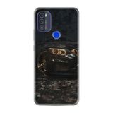 Kılıfland Reeder Max Pro 2021 ile Uyumlu Telefon Kılıfı, Desenli Baskılı, Siyah Araba Figürlü