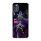 Kılıfland Reeder Max Pro ile Uyumlu Telefon Kılıfı, Desenli Baskılı, Carisma Cat, Silikon