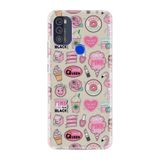 Kılıfland Reeder Max Pro ile Uyumlu Telefon Kılıfı, Desenli Baskılı, Donut Flamingo Figür, Silikon, Renkli