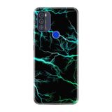 Kılıfland Reeder Max Pro ile Uyumlu Telefon Kılıfı, Desenli Baskılı, Green Thunder, Silikon
