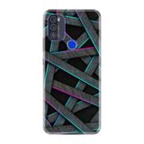 Kılıfland Reeder Max Pro ile Uyumlu Telefon Kılıfı, Desenli Baskılı, Gri Zigzag, Silikon