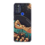 Kılıfland Reeder Max Pro ile Uyumlu Telefon Kılıfı, Desenli Baskılı, Kaplumbağa Figürü, Silikon, Siyah