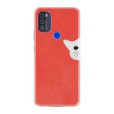Kılıfland Reeder Max Pro ile Uyumlu Telefon Kılıfı, Desenli Baskılı, Kedoş Figürlü, Kırmızı