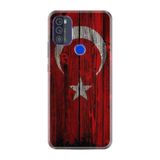 Kılıfland Reeder Max Pro ile Uyumlu Telefon Kılıfı, Desenli Baskılı, Kırmızı, Silikon