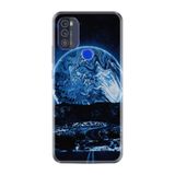 Kılıfland Reeder Max Pro ile Uyumlu Telefon Kılıfı, Desenli Baskılı, Mavi Gece, Silikon