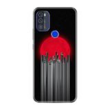 Kılıfland Reeder Max Pro ile Uyumlu Telefon Kılıfı, Desenli Baskılı, Red City, Silikon