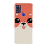 Kılıfland Reeder Max Pro ile Uyumlu Telefon Kılıfı, Desenli Baskılı, Sevimli Köpek Figürü, Silikon, Turuncu