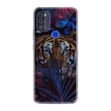 Kılıfland Reeder Max Pro ile Uyumlu Telefon Kılıfı, Desenli Baskılı, Tiger Figür, Silikon, Çok Renkli